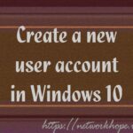 Create new user