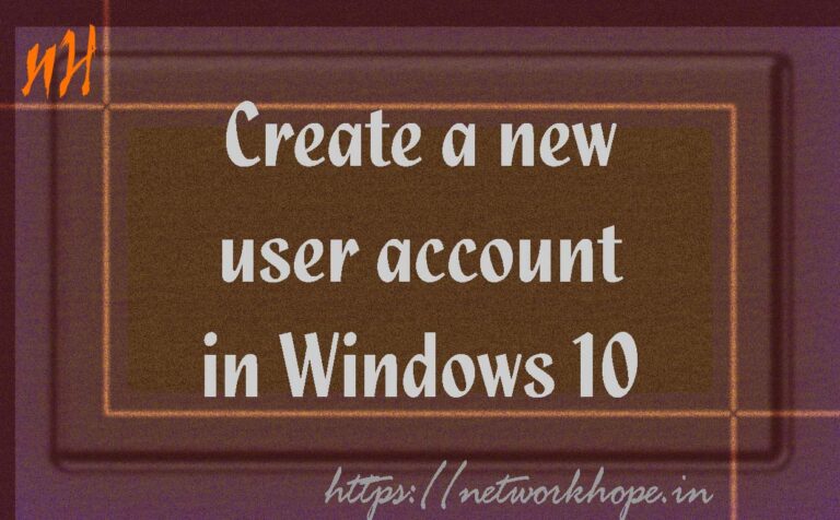 Create new user