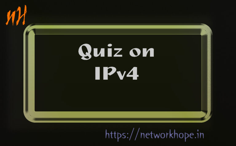 Quiz on IPv4