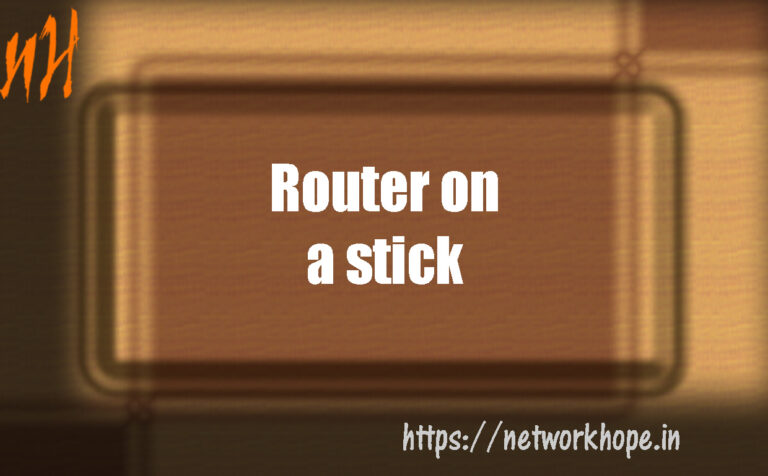 router on a stick