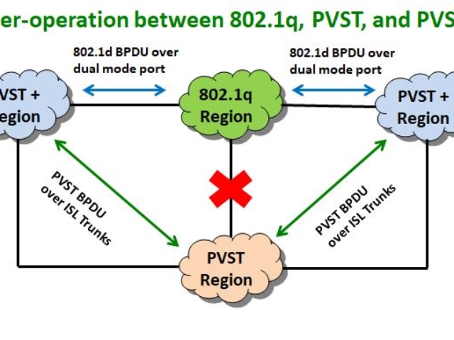 PVST, PVST+ and 802.Q
